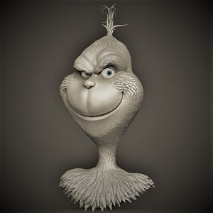 3d Grinch Models Turbosquid