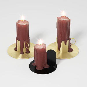 3D candle model