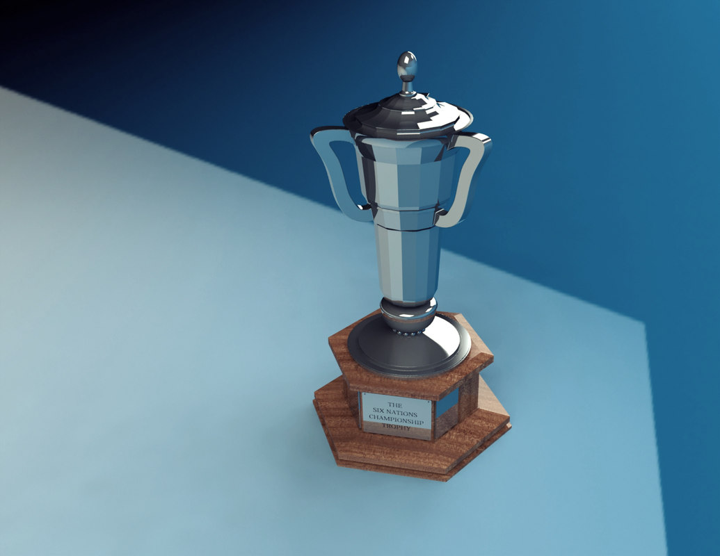 3d 6 Nations Trophy Turbosquid 1363060