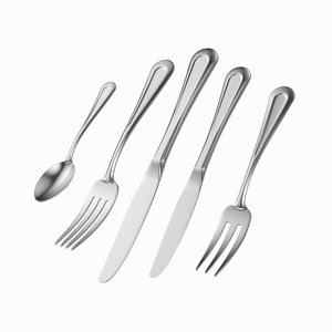 3d cutlery 5 set