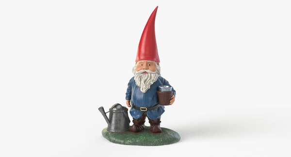 Garden Gnome 3d Model Turbosquid 1363153