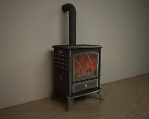 3D wood stoves