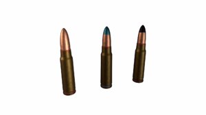 russian bullets 7 ps 3D model
