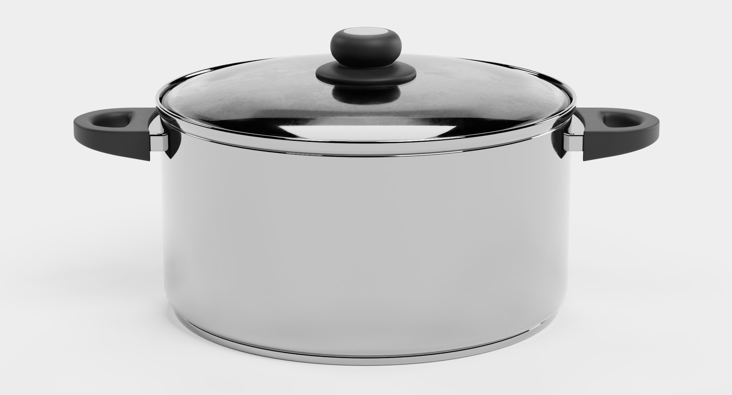  Cooking  pot  3D  model TurboSquid 1363345