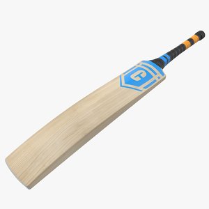 cricket bat 3D model