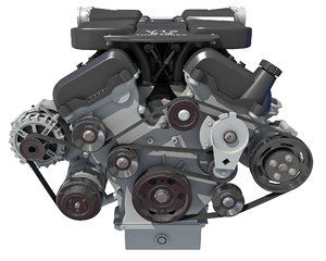 v12 engine 3D