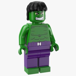 lego hulk 3D model