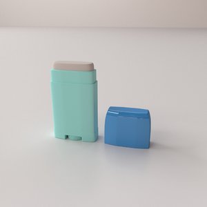 3D stick deodorant model