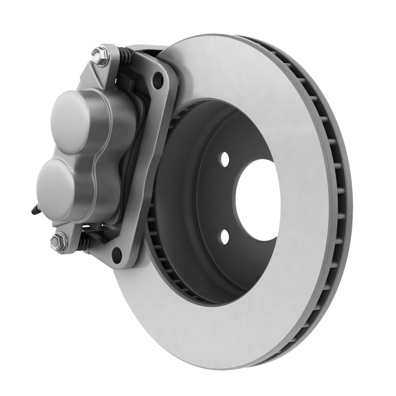 3D model dual piston car disc brake TurboSquid 1363522