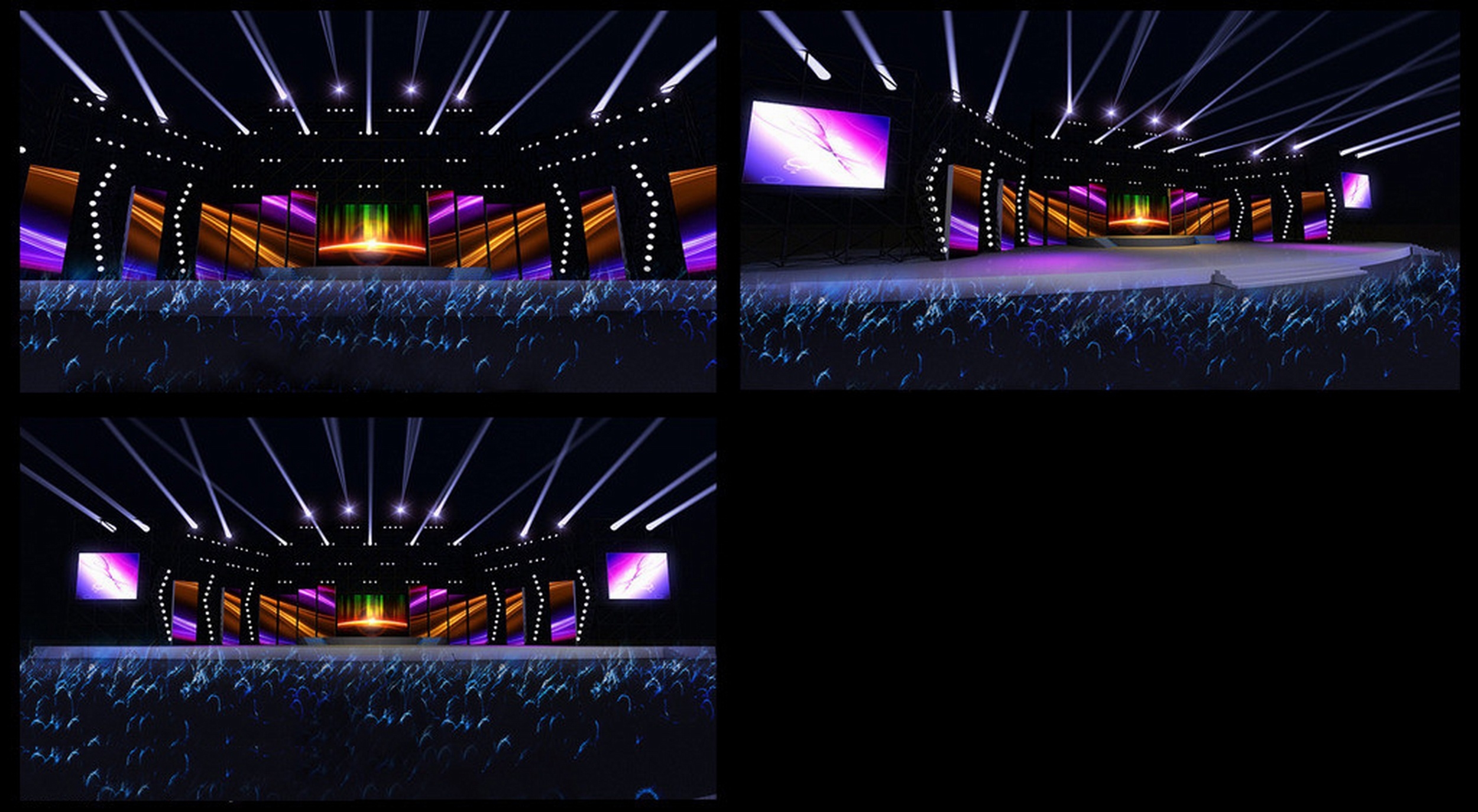 嘉年华舞台363d模型