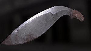 3D model blender knife