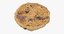 realistic chocolate chip cookie 3D model