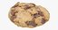 realistic chocolate chip cookie 3D model