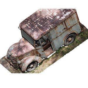 3D photogrammetry old truck