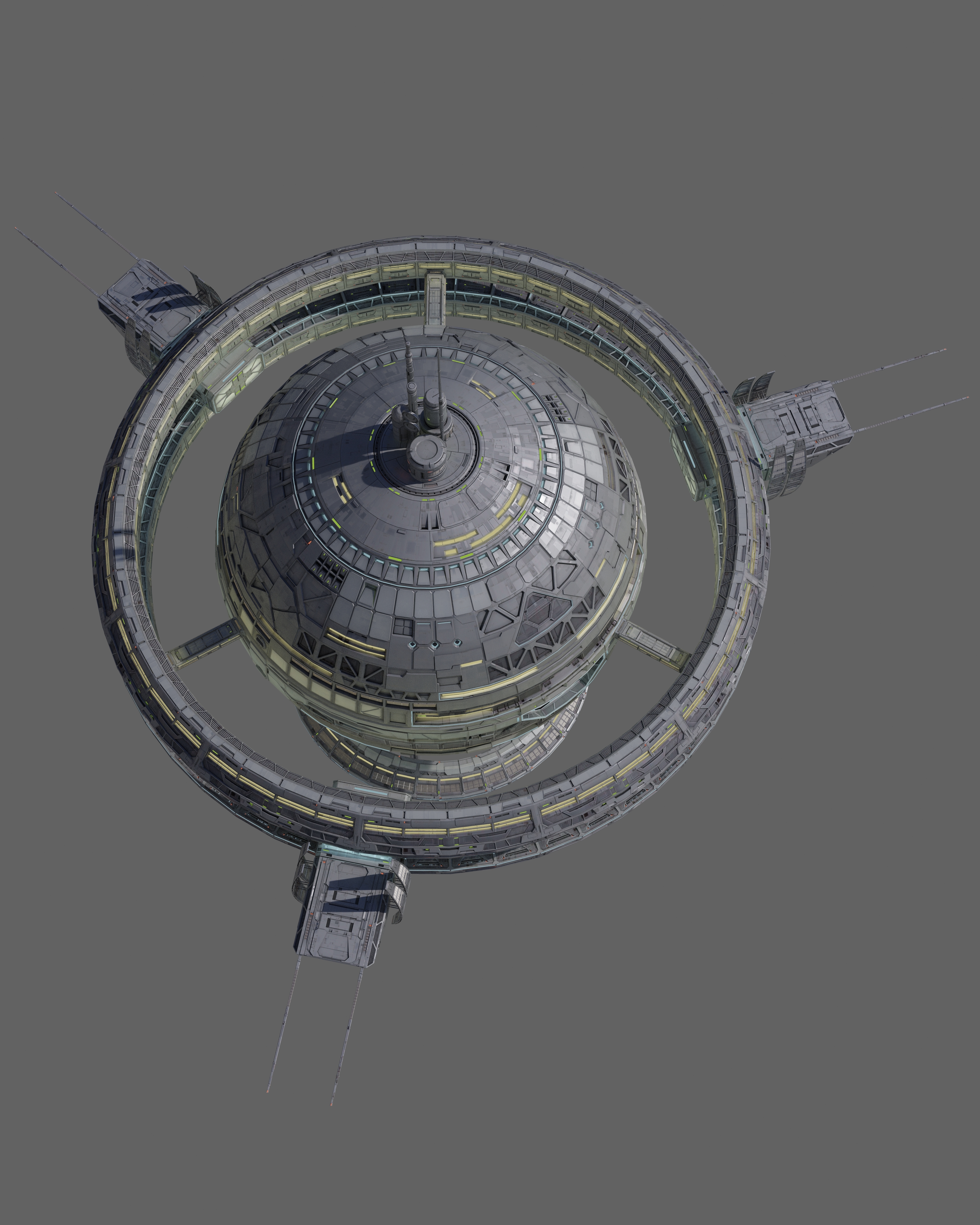 空间站3d模型