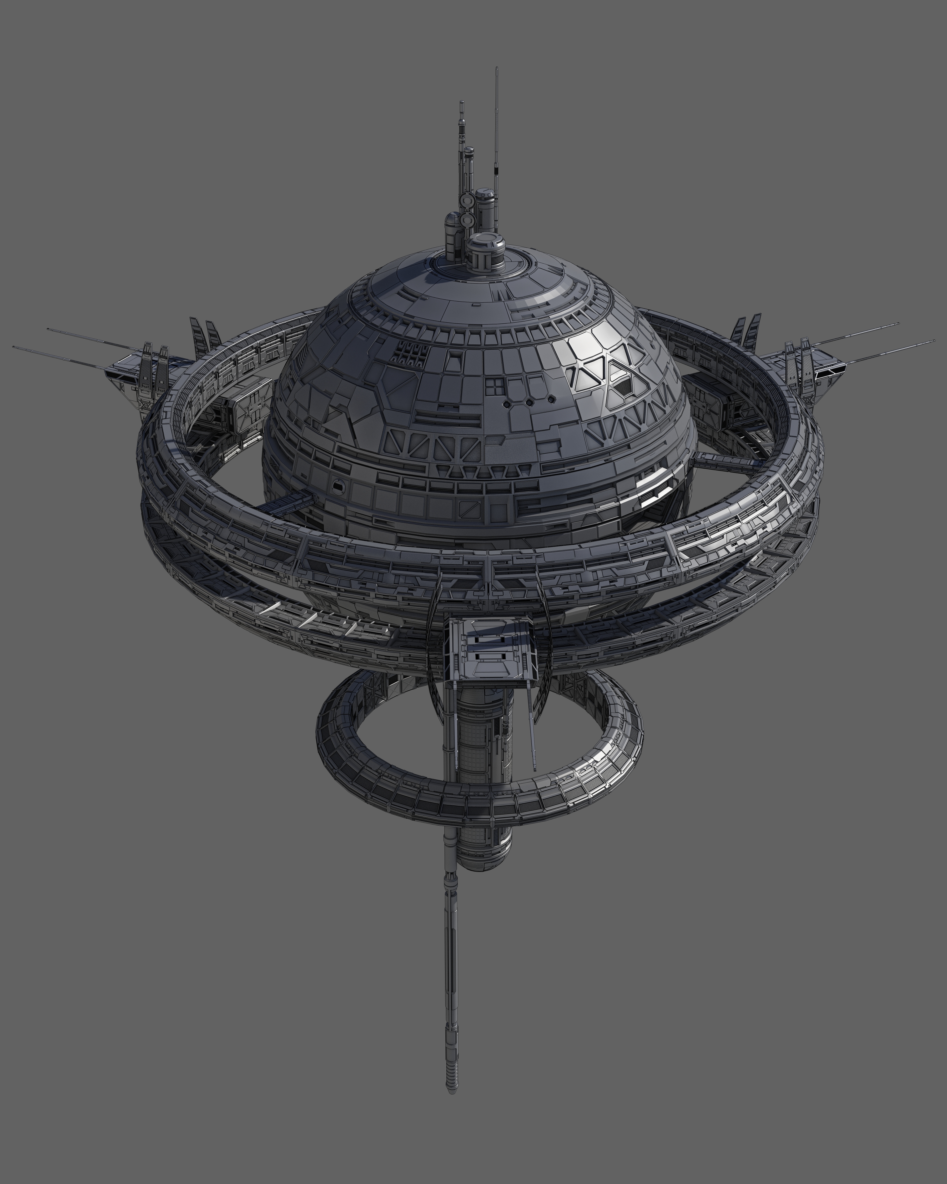 空间站3d模型