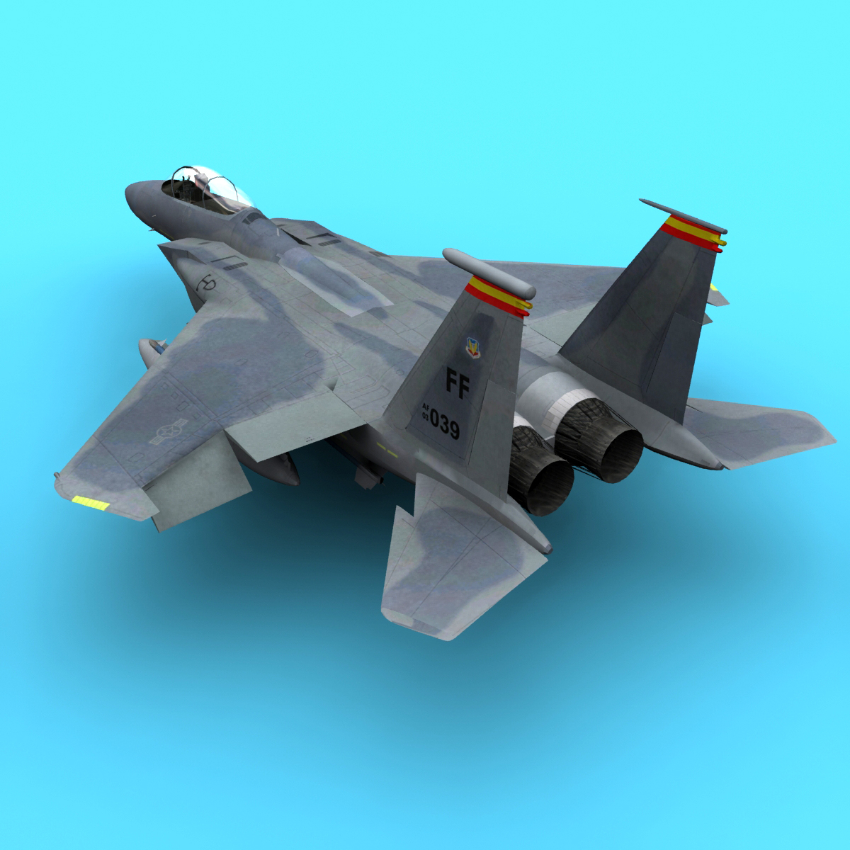 3D model fighter jet TurboSquid 1363916