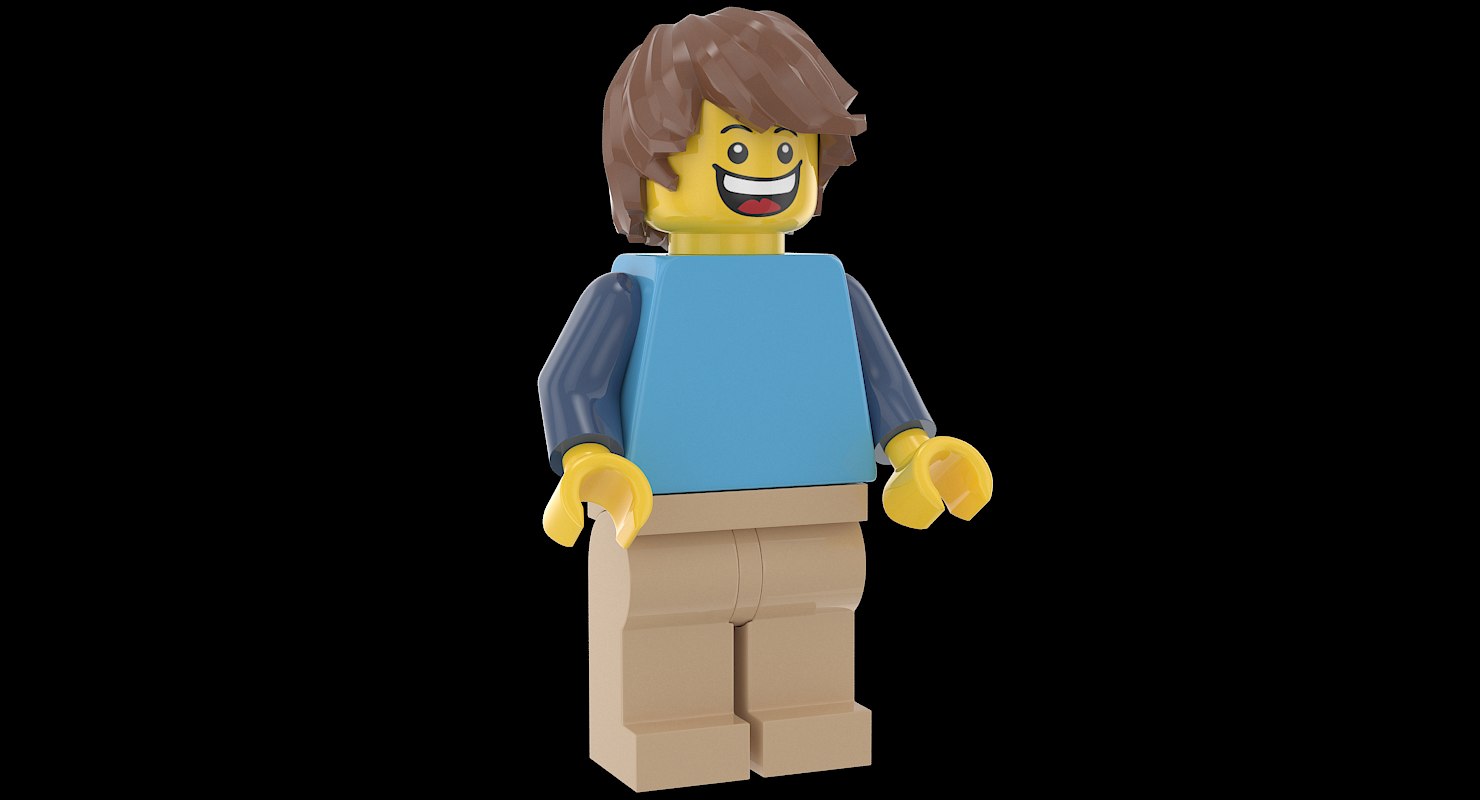 3d lego character