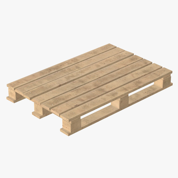 pallet wood wooden 3D model