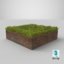 grass cross section 03 3D model