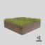 grass cross section 03 3D model