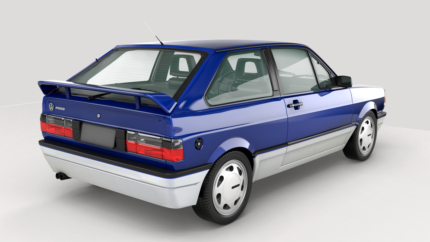 3D model gol gti 2000 - TurboSquid 1364058