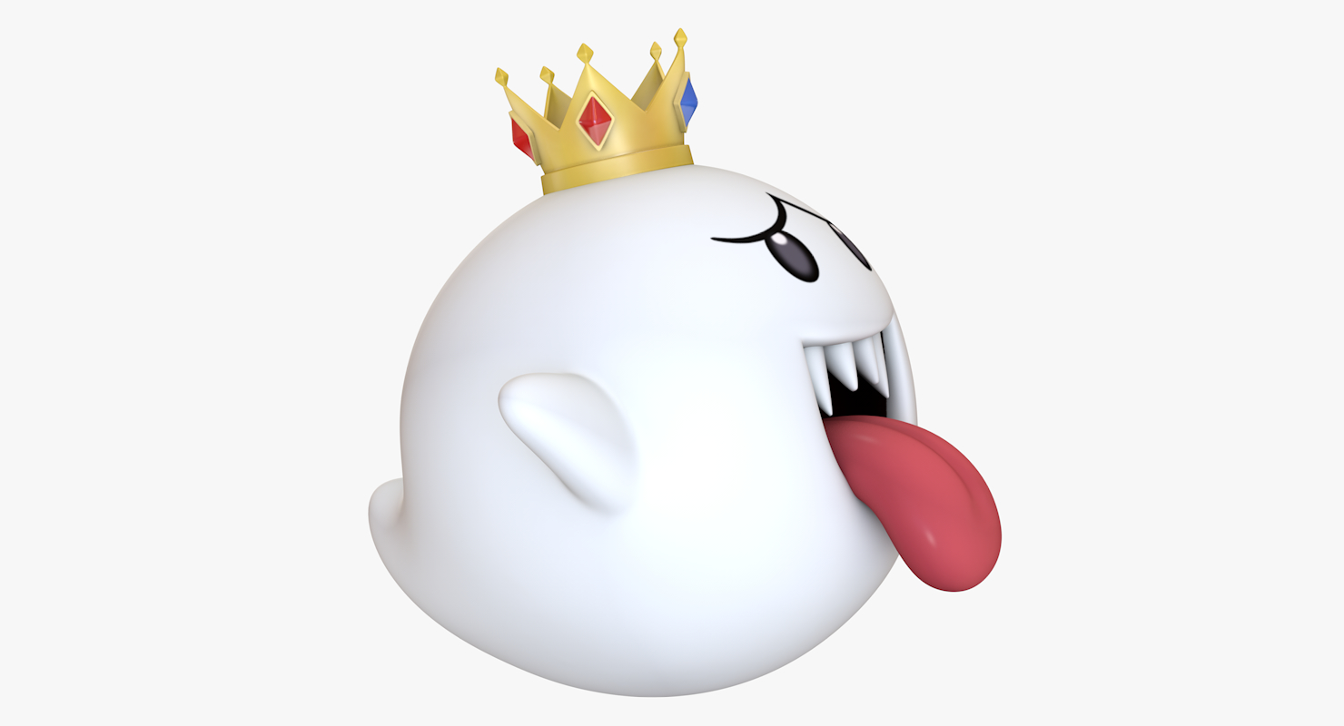 3D king boo super mario TurboSquid 1364207