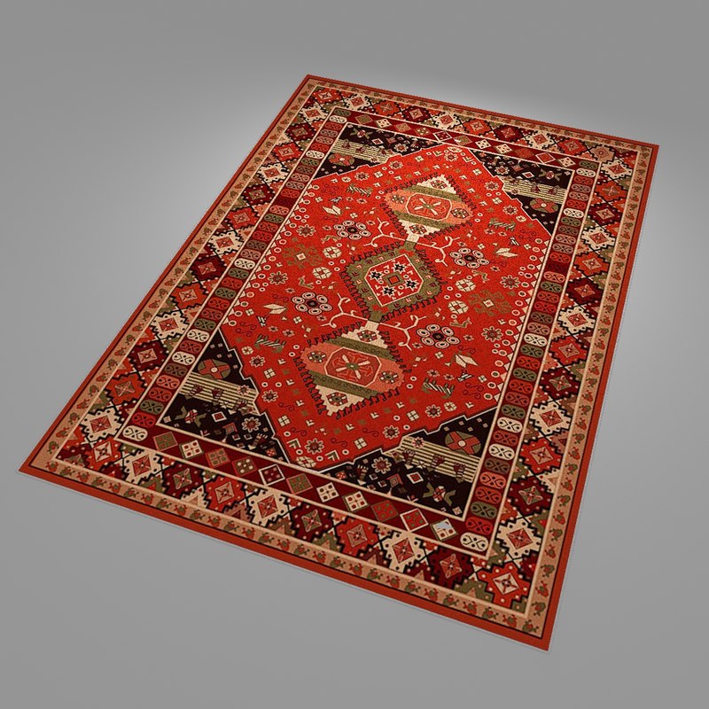 free carpet model 3d rug TurboSquid model 1360399 Free 3D carpets