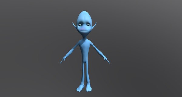 エイリアンキャラクター3dモデル Turbosquid