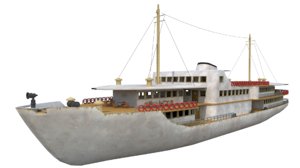 ferry boat 3D model