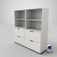 scandinavian filing cabinet 3D model
