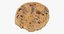 3D realistic chocolate chip cookie model