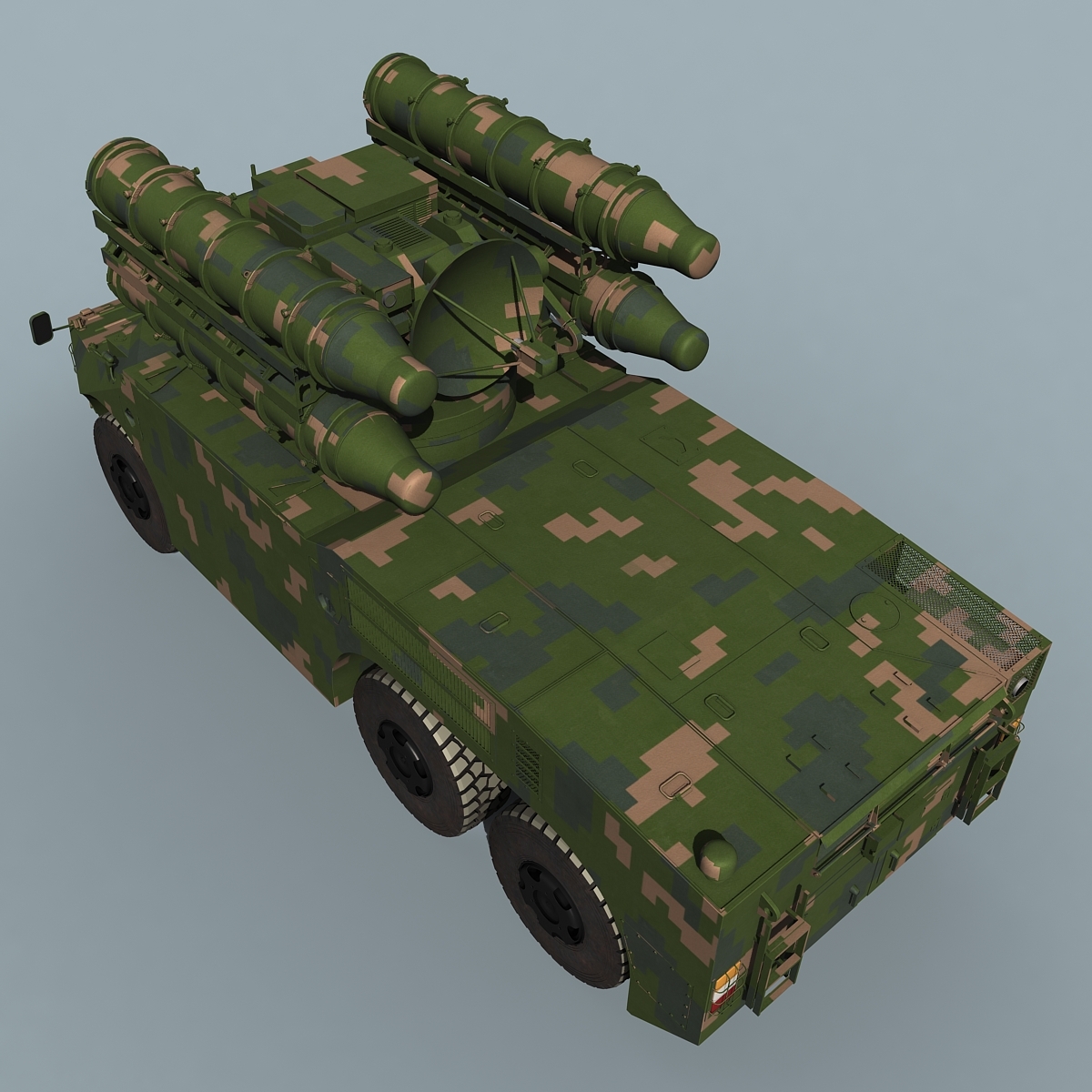 Hq-7 hq-7b 3D model - TurboSquid 1364972