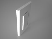 light switch with wall plate