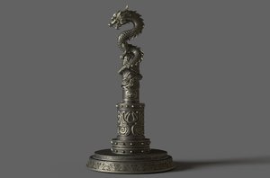 dragon sculpture sculpt 3D