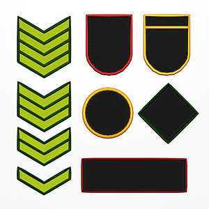Military Patch Emblems Asset Normal map