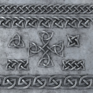 Celtic Ornament Normal Map Set