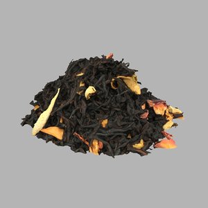 tea leaves flowers 3D model