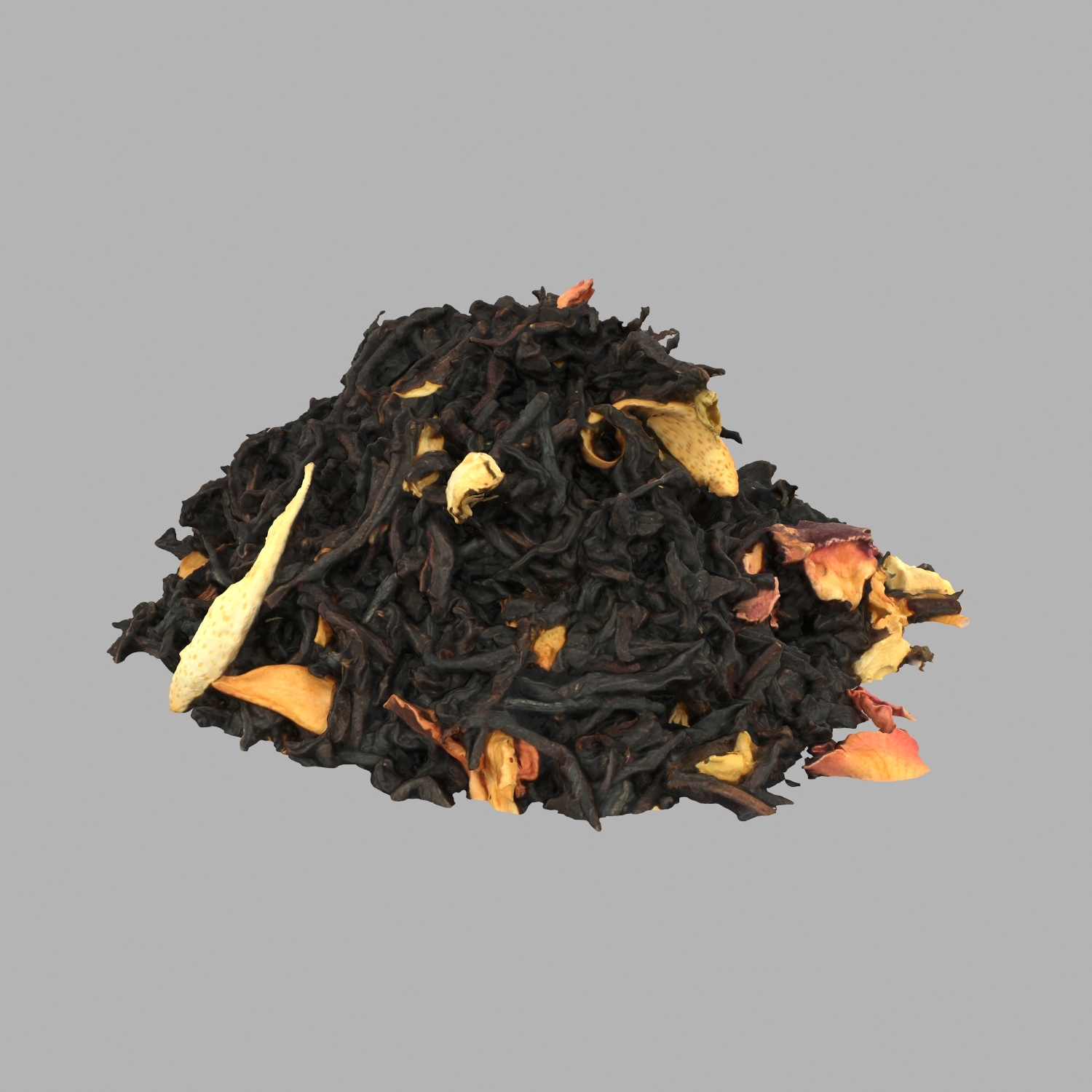 Tea Leaves Flowers 3d Model Turbosquid 1365194