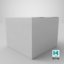3d model cardboard food box 01