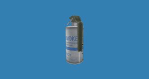tear gas smoke grenade 3D
