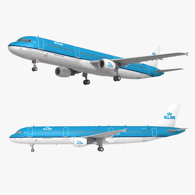 A321 klm royal dutch 3D model - TurboSquid 1365438