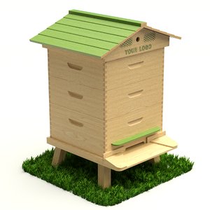 bee hive 3D model