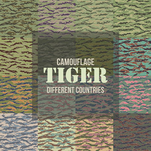 Tiger Countries Camouflage Pattern Set