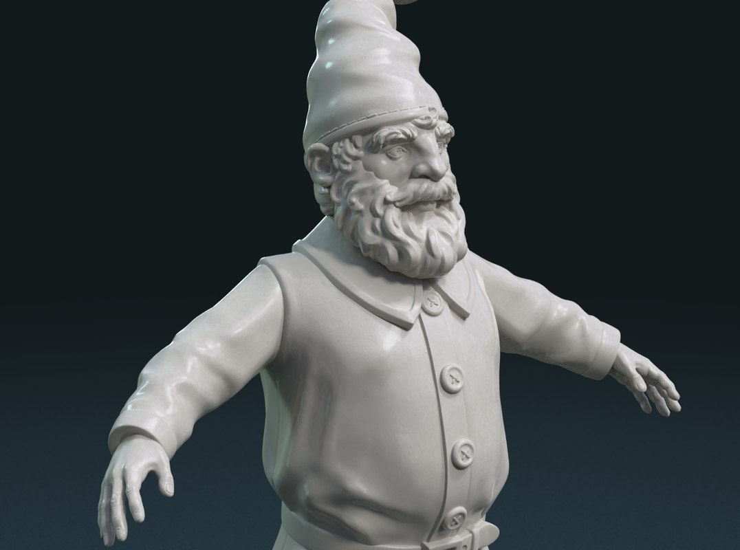 Print ready gnome 3D model - TurboSquid 1365611