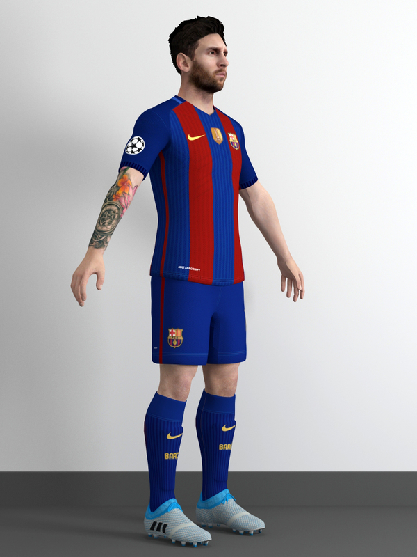 3D lionel messi - TurboSquid 1365894