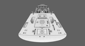 3D model apollo landing module