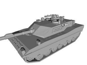 c1 ariete tank 3D model