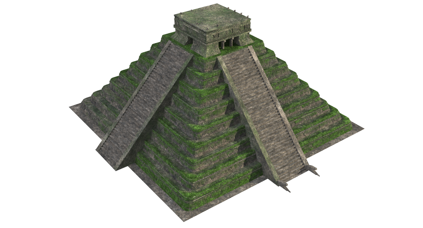 金字塔塔台模型图片