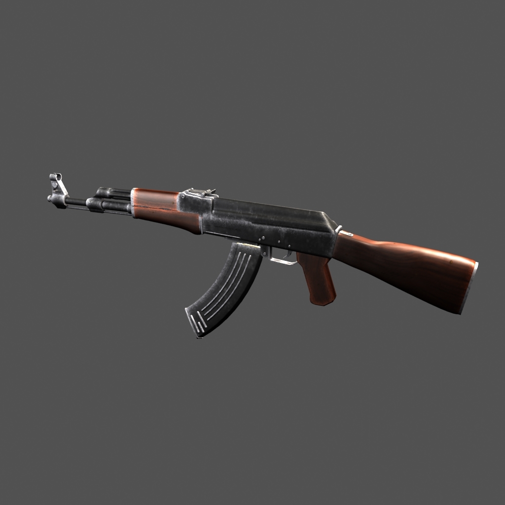 Free ak 47 3D model - TurboSquid 1366032